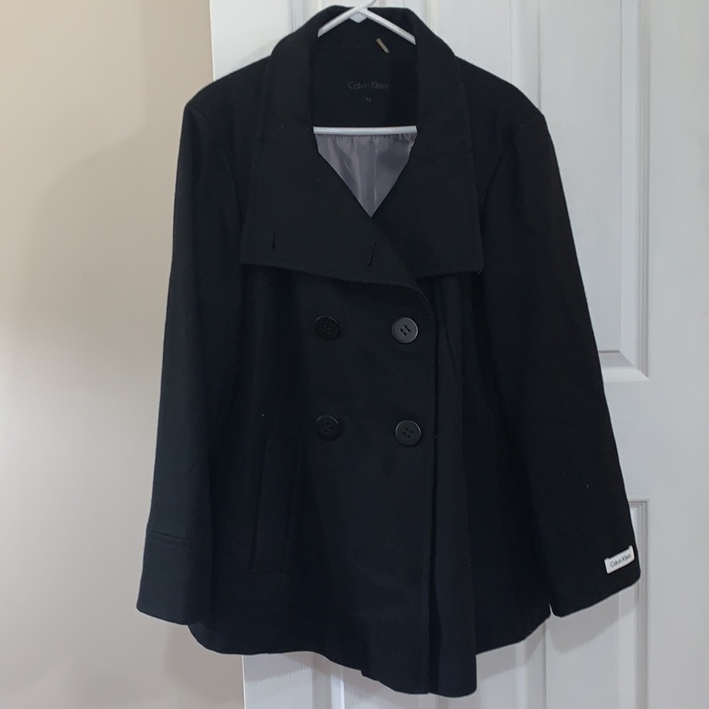 Women’s 1X Calvin Klein Black Peacoat